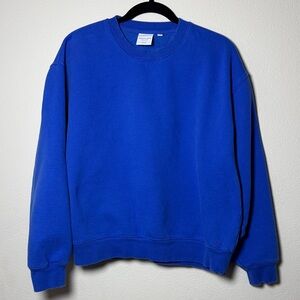 Aritzia Sweatfleece Cozy Perfect Fit Jazz Blue